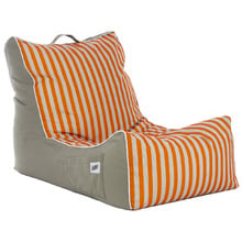 Vertical Striped Coastal Lounge Beanbag Cover